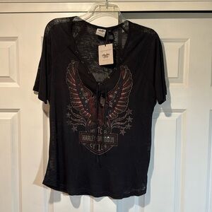 GENUINE vintage Harley Davidson top. 2XL. NWT.